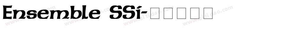 Ensemble SSi字体转换